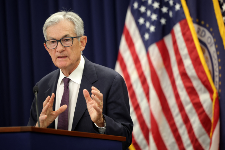 Jerome Powell, président de la Fed - Photo par KEVIN DIETSCH / GETTY IMAGES NORTH AMERICA / GETTY IMAGES VIA AFP