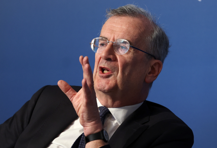 François Villeroy de Galhau, gouverneur de la Banque de France - Kevin Dietsch / GETTY IMAGES NORTH AMERICA / AFP