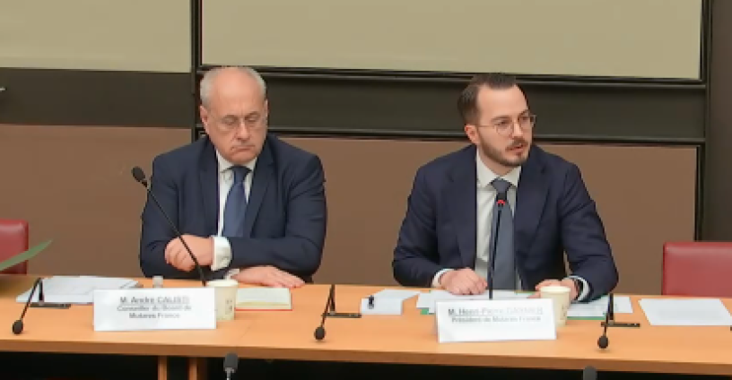 André Calisti, conseiller et Henri-Pierre Garnier, président de Mutares France (Assemblée nationale)  