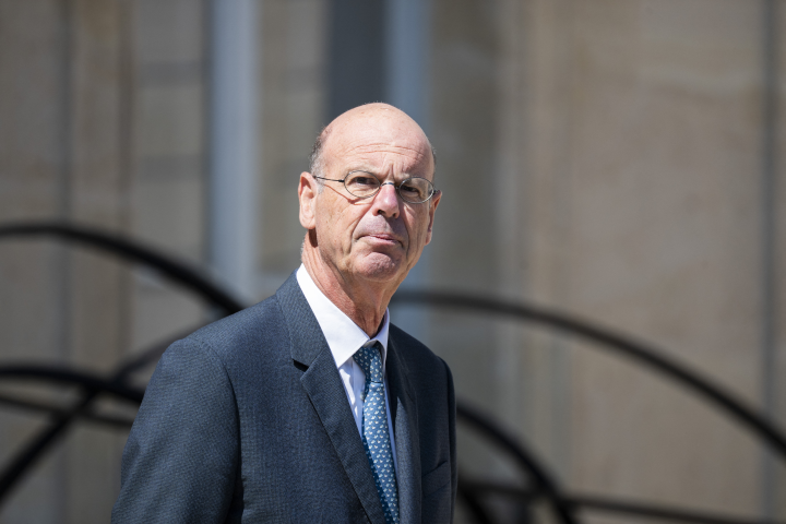 Eric Lombard, ministre de l'Economie et des Finances -Magali Cohen / Hans Lucas via AFP