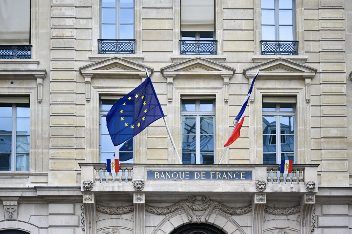 Banque de France. Photo by Henrique Campos / Hans Lucas / Hans Lucas via AFP