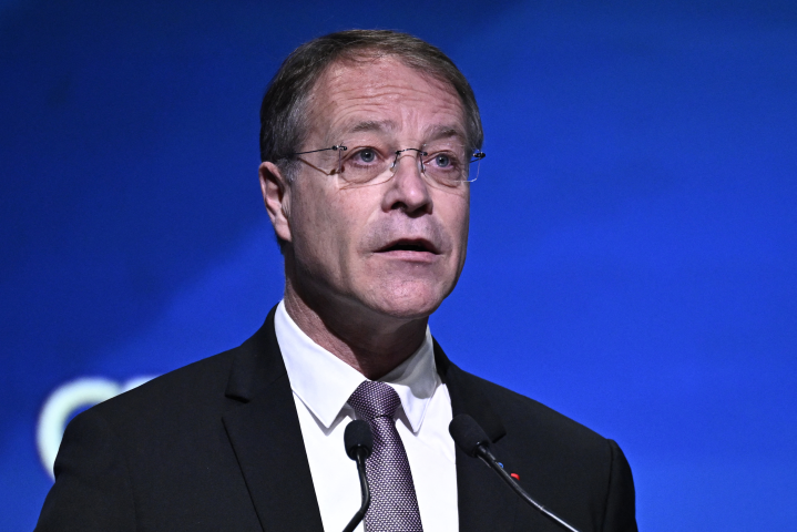 François Asselin, président de la CPME (Photo by JULIEN DE ROSA / AFP)