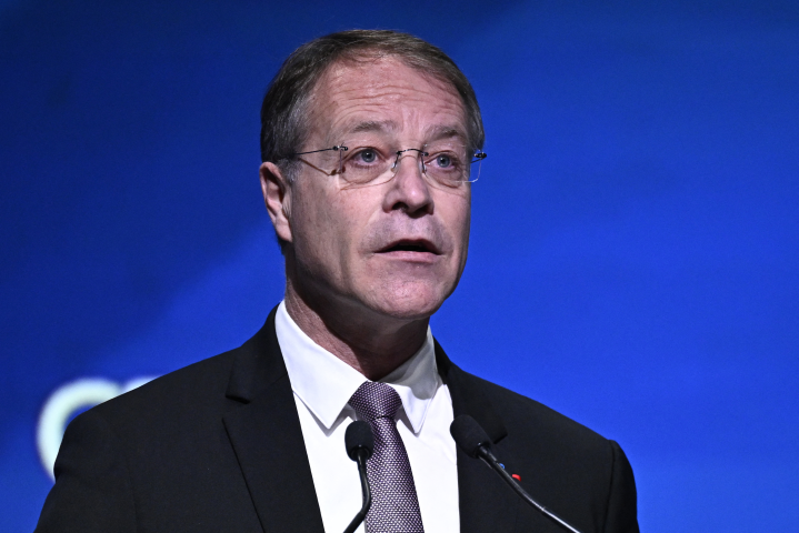 François Asselin, président de la CPME  (Photo by JULIEN DE ROSA / AFP)