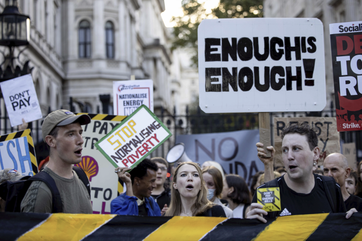 La gronde sociale se fait de plus en plus forte au Royaume-Uni. © Hesther Ng / SOPA Images/ZUMA/REA