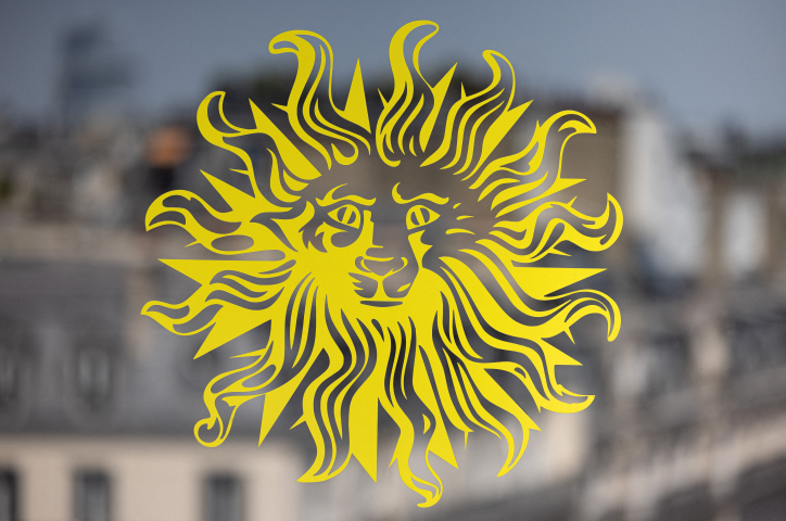 Logo Publicis (Photo by JOEL SAGET / AFP)