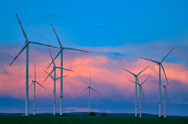 Parc éolien en Allemagne - Photo by PATRICK PLEUL / DPA / dpa Picture-Alliance via AFP