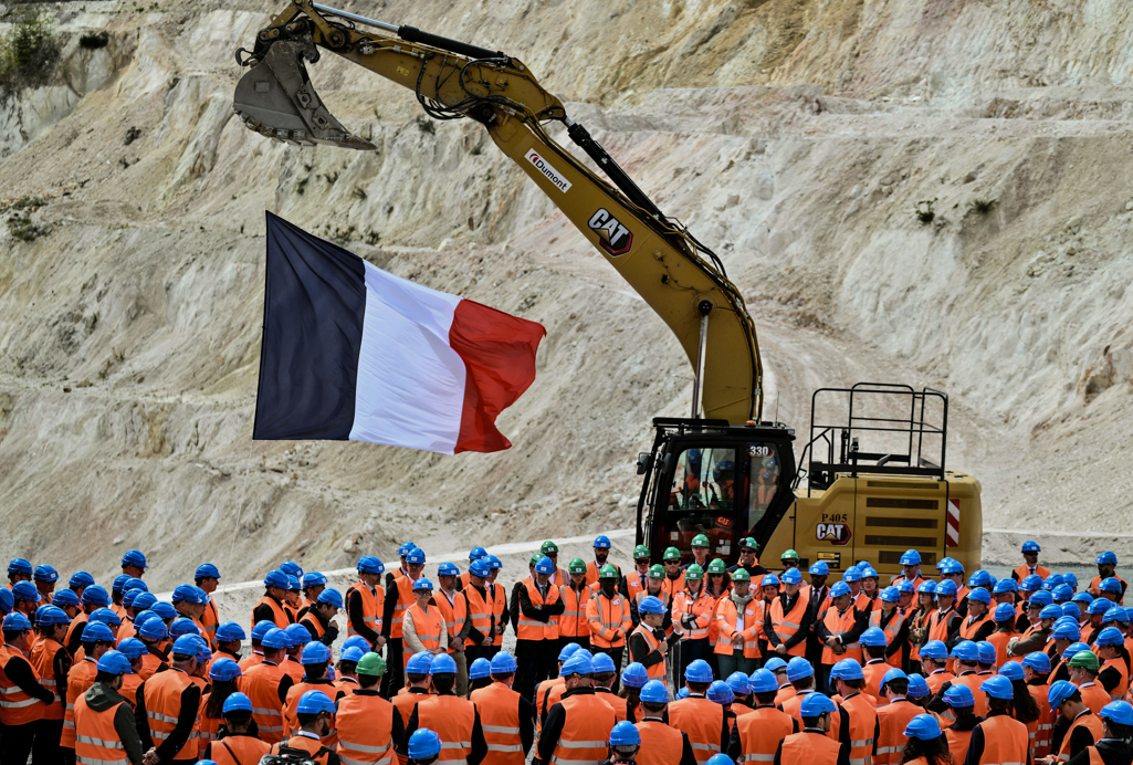 Mine. Photo by Jeff PACHOUD / POOL / AFP