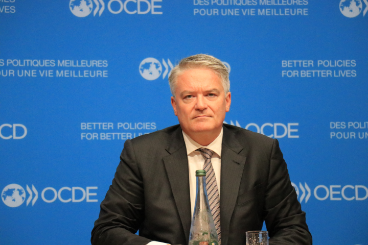 Mathias Cormann, secrétaire général de l'OCDE - Umit Donmez / ANADOLU AGENCY / Anadolu via AFP