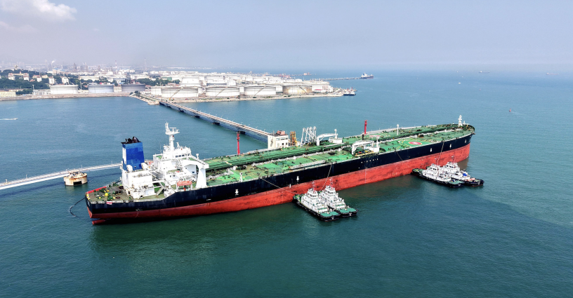 Pétrolier. Photo par STRINGER / IC PHOTO / IMAGINECHINA VIA AFP