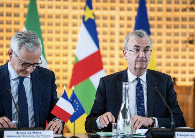 François Villeroy de Galhau, gouverneur de la Banque de France. Xose Bouzas / Hans Lucas / Hans Lucas via AFP