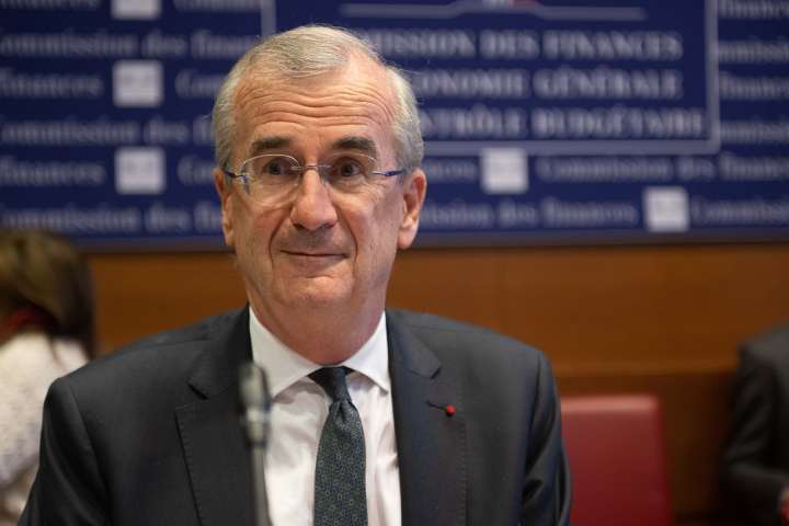 François Villeroy de Galhau, gouverneur de la Banque de France (Eric TSCHAEN/REA)