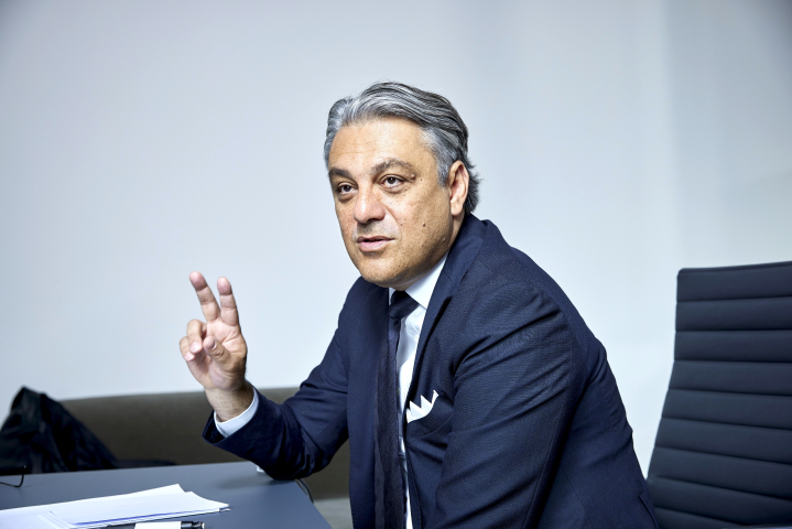 Luca De Meo, directeur général de Renault - Bruno LEVY/CHALLENGES-REA