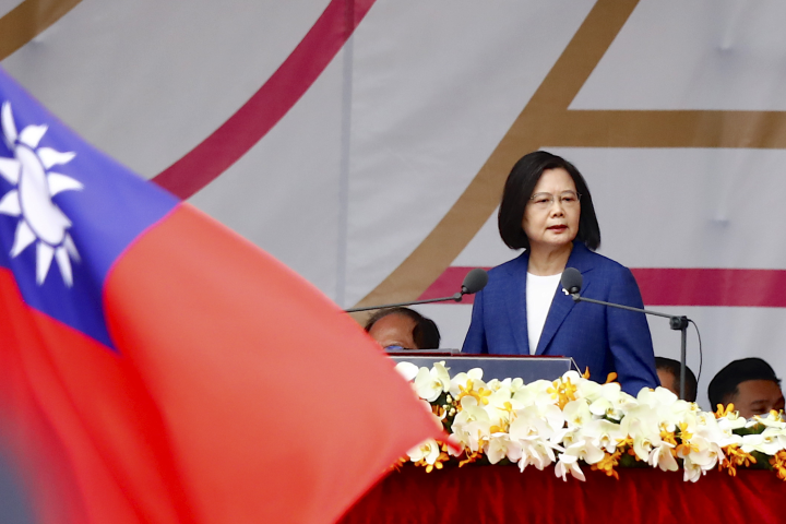 Tsai Ing-wen, présidente de Taïwan (Daniel Ceng Shou-Yi/ZUMA Press)