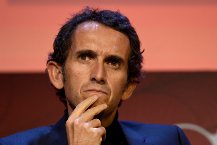 Alexandre Bompard, patron du groupe Carrefour (Photo by ERIC PIERMONT / AFP)