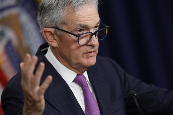 Jerome Powell, président de la Réserve fédérale américaine - CHIP SOMODEVILLA / GETTY IMAGES NORTH AMERICA / Getty Images via AFP