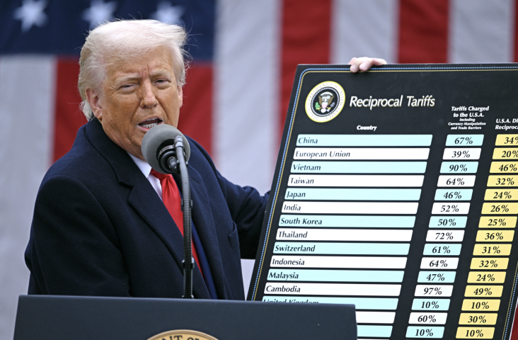 Donald Trump, président des Etats-Unis - Brendan SMIALOWSKI / AFP