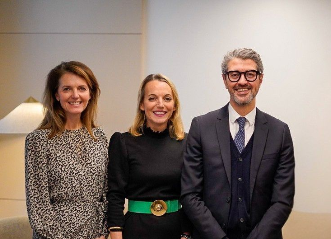 Daphné Behaghel,  Santillane Coquebert de Neuville et Scander Bentchikou (Lazard) 