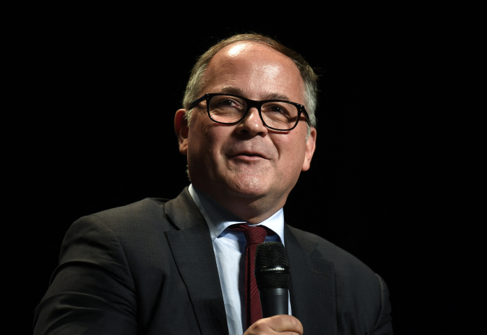 Benoît Coeuré, président de l'Autorité de la concurrence (Photo by PHILIPPE DESMAZES / AFP)