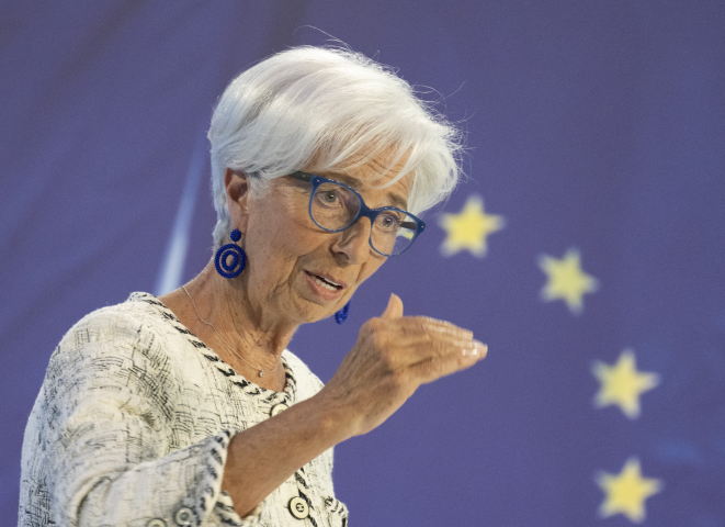 Christine Lagarde, présidente de la Banque centrale européenne - BORIS ROESSLER / DPA / dpa Picture-Alliance via AFP
