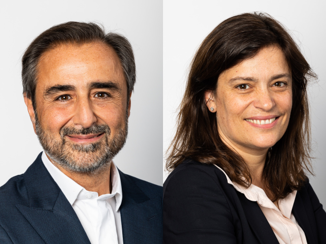 François Riahi, directeur général de Banijay, et Sophie Kurinckx-Leclerc, directrice financière.