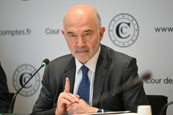 Pierre Moscovici, Premier président de la Cour des comptes - Bertrand GUAY / AFP