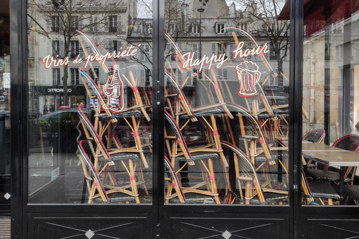 Restaurant Paris (Photo by Riccardo Milani / Hans Lucas / Hans Lucas via AFP)