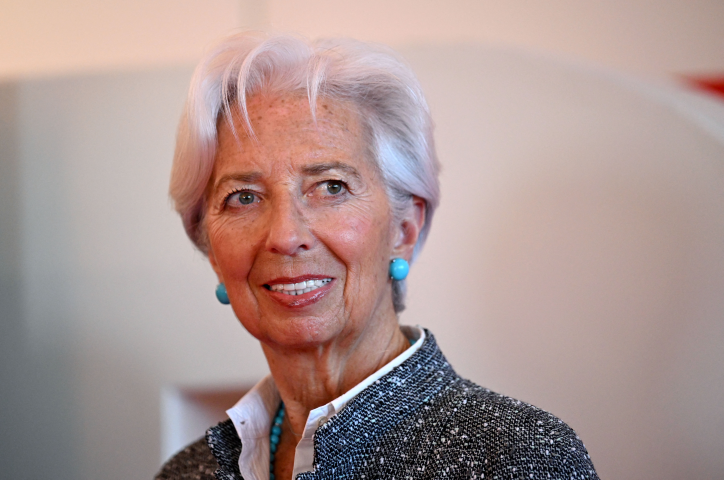 Christine Lagarde, présidente de la Banque centrale européenne (BCE) - INA FASSBENDER / AFP