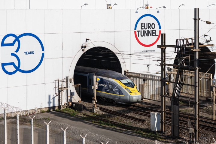 Eurotunnel, Getlink (Photo by Sameer Al-DOUMY / AFP)