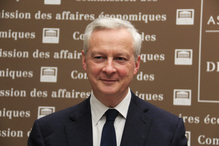 Bruno Le Maire, ministre de l'Economie et des Finances ( (Photo by Quentin De Groeve / Hans Lucas / Hans Lucas via AFP)