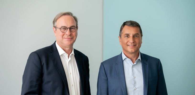 Christophe Bavière et William Kadouch-Chassaing, les co-dirigeants d'Eurazeo