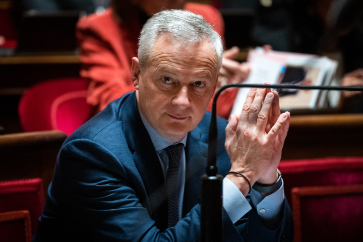 Le ministre de l'Economie et des Finances, Bruno Le Maire (Photo by Xose Bouzas / Hans Lucas / Hans Lucas via AFP)
