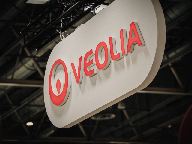 Veolia (Photo by Bastien Ohier / Hans Lucas via AFP)