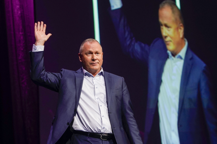 Nicolai Tangen, directeur général du Fonds norvégien - TERJE PEDERSEN / NTB / NTB via AFP