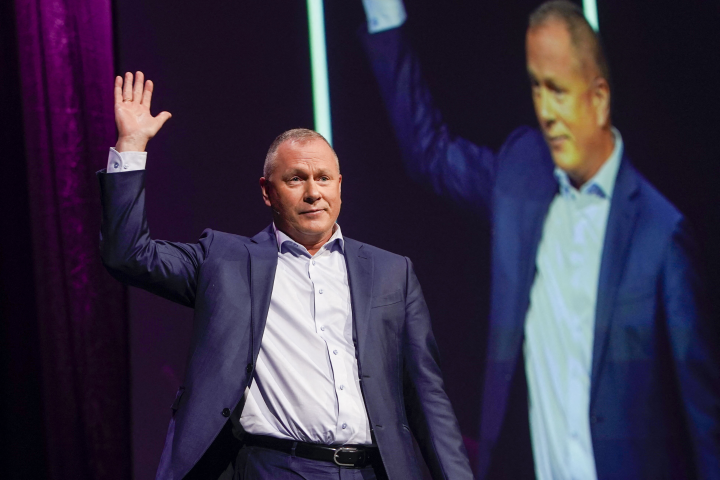 Nicolai Tangen, directeur général du Fonds norvégien - TERJE PEDERSEN / NTB / NTB via AFP

