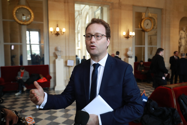 Sylvain Maillard, président du groupe Renaissance à l'Assemblée nationale ( ©Ludovic MARIN / AFP)