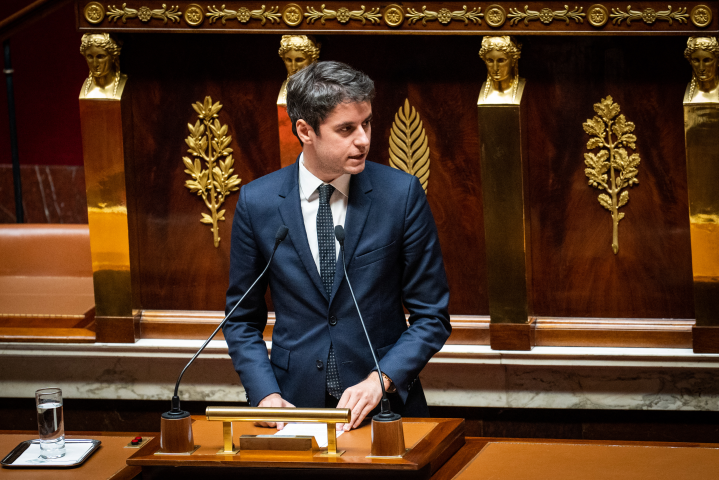 Gabriel Attal, Premier ministre de la France - Xose Bouzas / Hans Lucas / Hans Lucas via AFP


