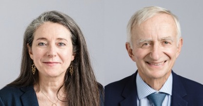 Emmanuelle Auriol et Denis Duverne (Caisse des Dépôts)