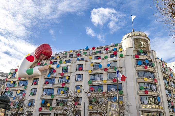 Gecina a cédé le flagship store Louis Vuitton des Champs-Elysées - Photo by Nathalie Vu-Dinh / Hans Lucas / Hans Lucas via AFP