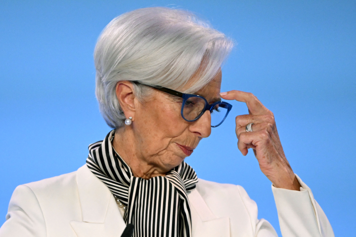 Christine Lagarde, présidente de la Banque centrale européenne - Kirill KUDRYAVTSEV / AFP