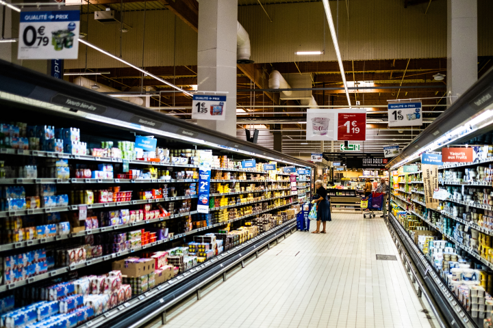 Supermarché (©Hans Lucas via AFP)