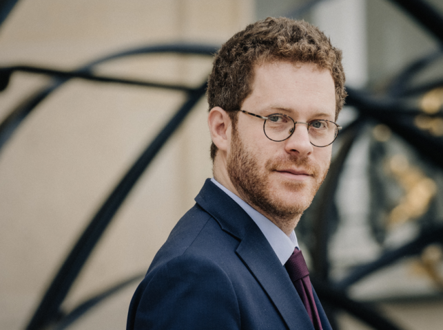 David Amiel, ministre des Comptes publics - Photo par BASTIEN OHIER / HANS LUCAS / HANS LUCAS VIA AFP