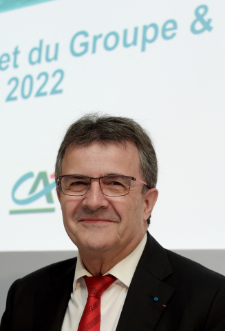 Philippe Brassac, le directeur général de Crédit Agricole SA - Photo by ERIC PIERMONT / AFP