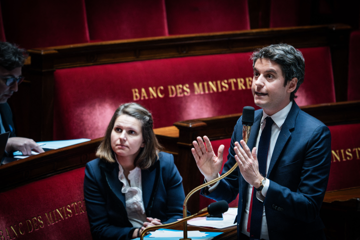 Le Premier ministre, Gabriel Attal (©Photo by Xose Bouzas / Hans Lucas / Hans Lucas via AFP)