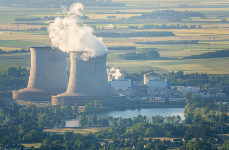 Centrale nucléaire de Saint-Laurent-des-Eaux - Photo par THIERRY GRUN / ONLY FRANCE / ONLY FRANCE VIA AFP