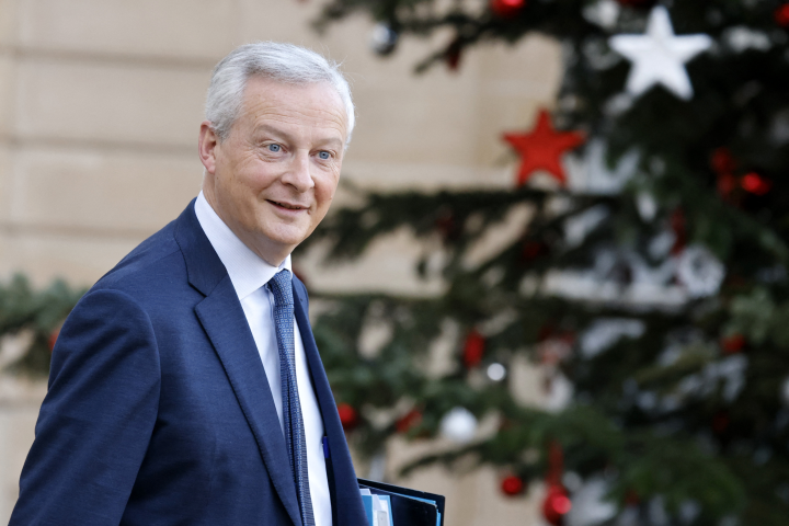 Bruno Le Maire, ministre de l'Economie, des Finances et de la Souveraineté industrielle et numérique - Ludovic MARIN / AFP