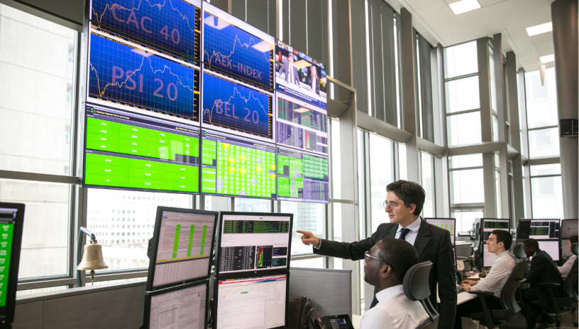 Euronext - Bourse - marchés - salle des marchés - surveillance room- IPO