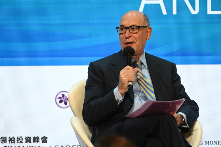 Robert S. Kapito, le cofondateur et président de BlackRock (Photo by Peter PARKS / AFP)