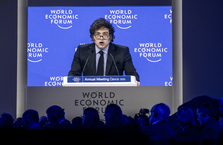 Javier Milei, le président argentin. Photo by FABRICE COFFRINI / AFP
