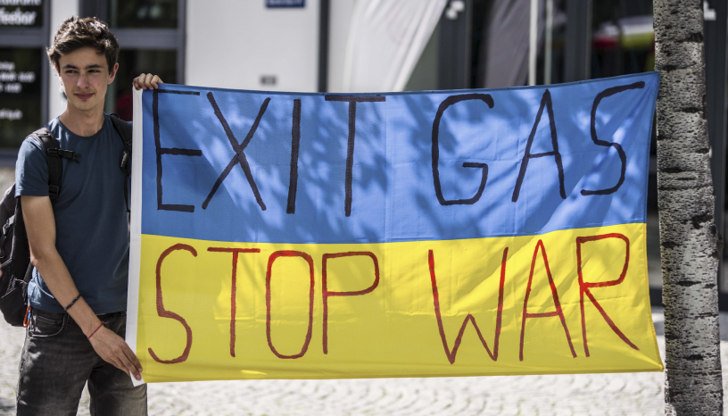 Appel au boycott du gaz russe. Sachelle Babbar/ZUMA Press/ZUMA/REA