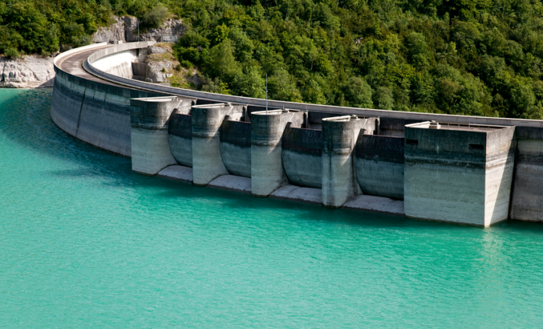 BARRAGE DU LAC DE VOUGLANS - PHILIPPE ROY / Philippe Roy / Aurimages via AFP